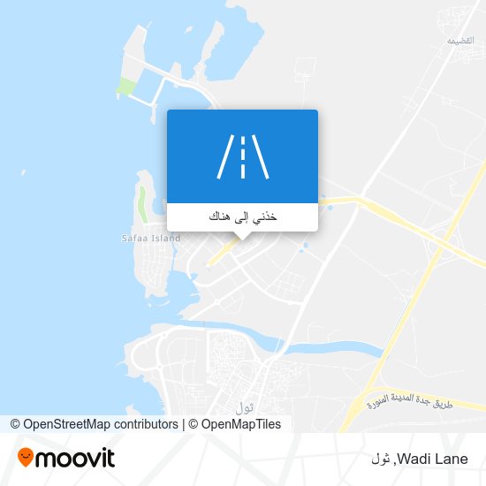 خريطة Wadi Lane
