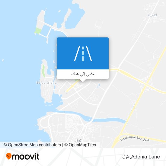 خريطة Adenia Lane