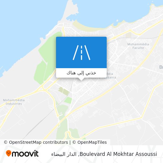 خريطة Boulevard Al Mokhtar Assoussi
