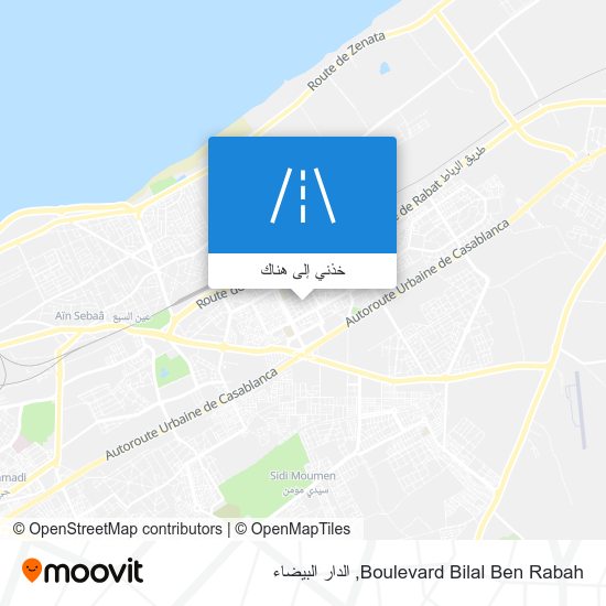 خريطة Boulevard Bilal Ben Rabah