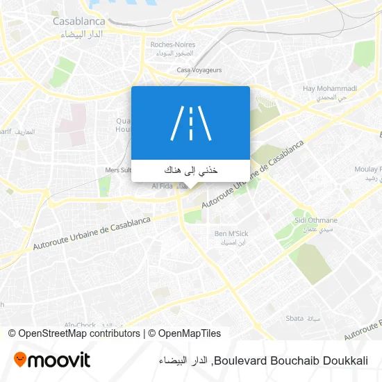 خريطة Boulevard Bouchaib Doukkali