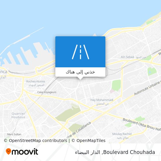 خريطة Boulevard Chouhada