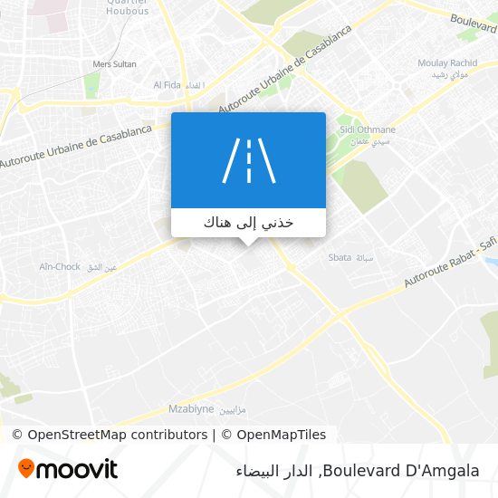 خريطة Boulevard D'Amgala