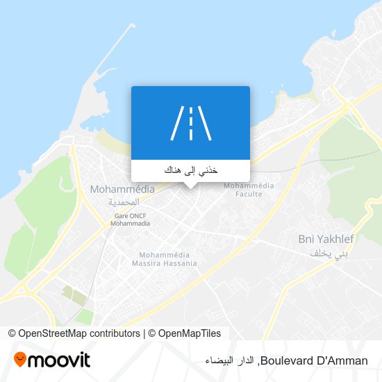 خريطة Boulevard D'Amman