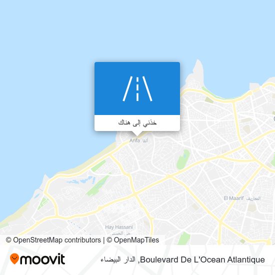 خريطة Boulevard De L'Ocean Atlantique