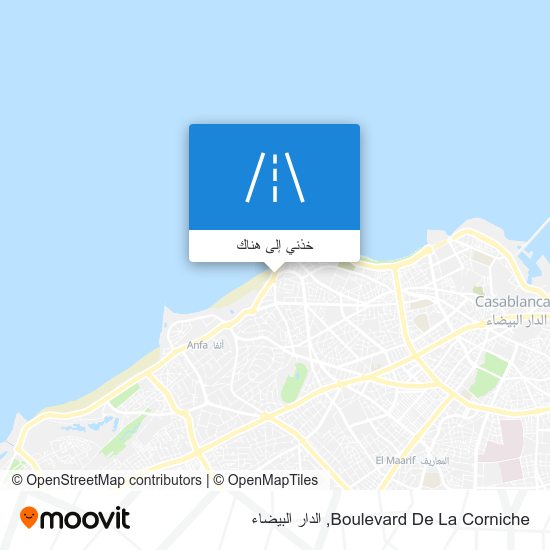 خريطة Boulevard De La Corniche