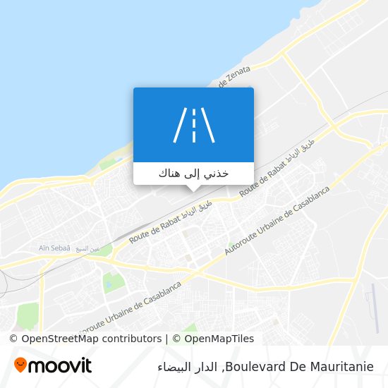 خريطة Boulevard De Mauritanie