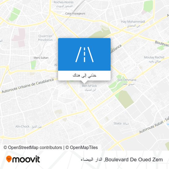 خريطة Boulevard De Oued Zem