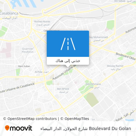 خريطة Boulevard Du Golan شارع الجولان