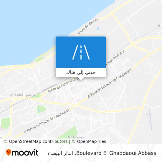 خريطة Boulevard El Ghaddaoui Abbass