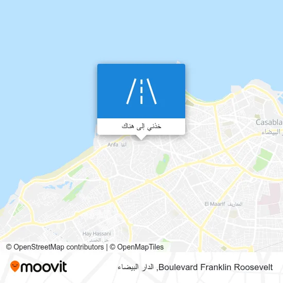 خريطة Boulevard Franklin Roosevelt