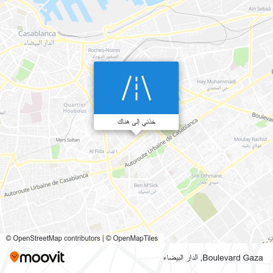 خريطة Boulevard Gaza