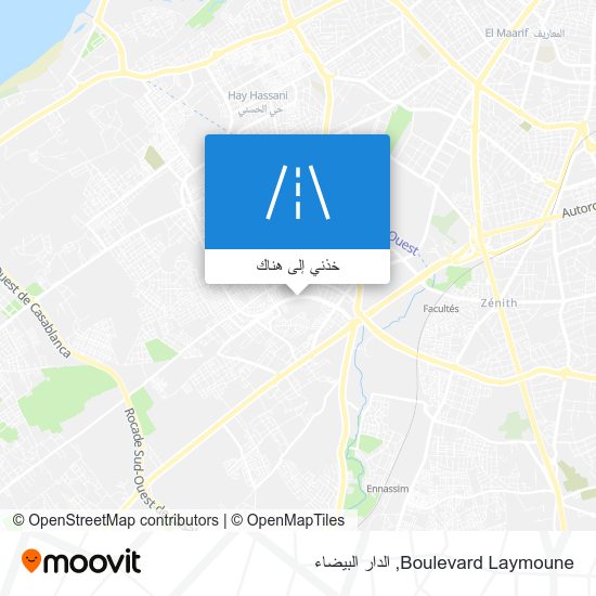 خريطة Boulevard Laymoune
