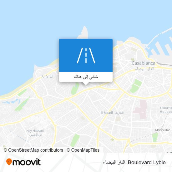 خريطة Boulevard Lybie