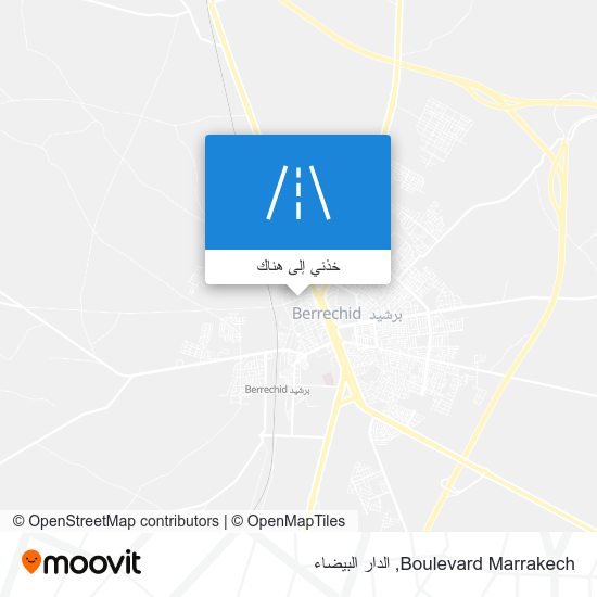 خريطة Boulevard Marrakech