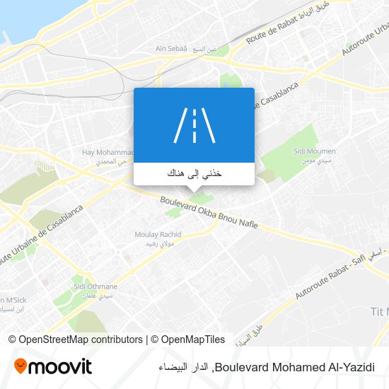 خريطة Boulevard Mohamed Al-Yazidi