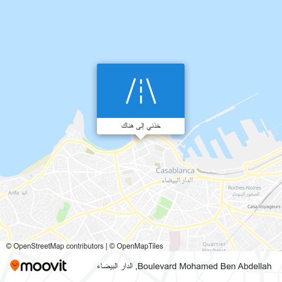 خريطة Boulevard Mohamed Ben Abdellah