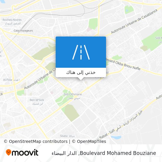 خريطة Boulevard Mohamed Bouziane