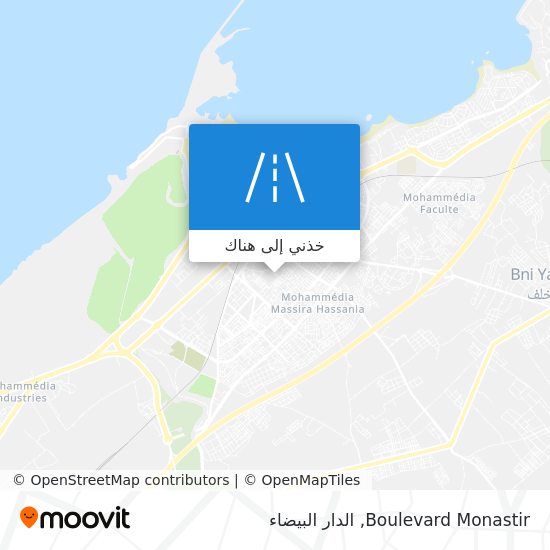 خريطة Boulevard Monastir