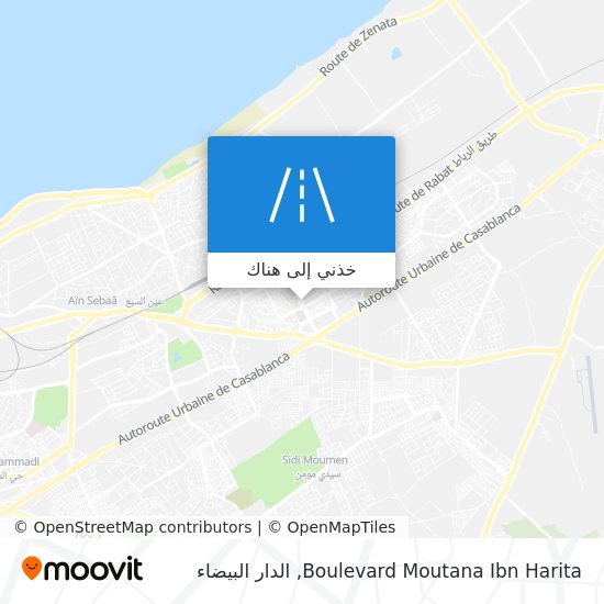 خريطة Boulevard Moutana Ibn Harita