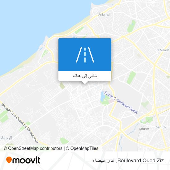خريطة Boulevard Oued Ziz
