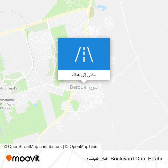 خريطة Boulevard Oum Errabi