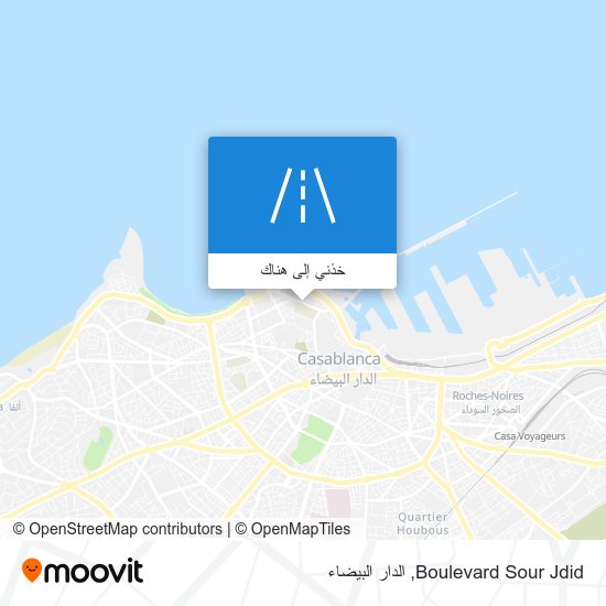 خريطة Boulevard Sour Jdid