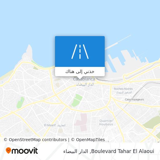 خريطة Boulevard Tahar El Alaoui