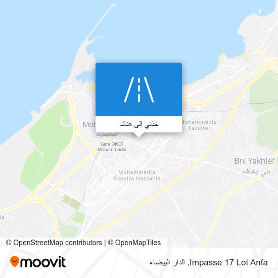 خريطة Impasse 17 Lot Anfa