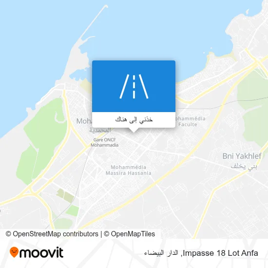 خريطة Impasse 18 Lot Anfa