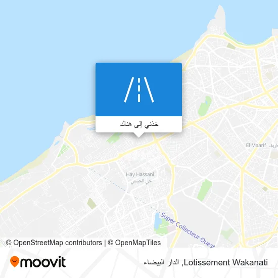 خريطة Lotissement Wakanati