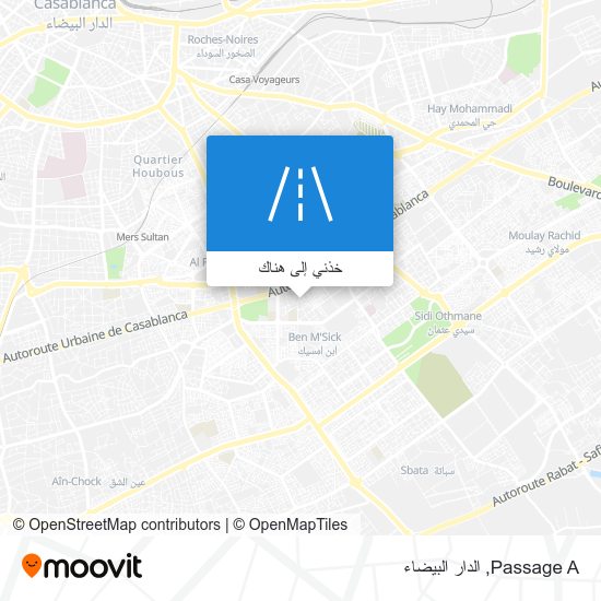 خريطة Passage A