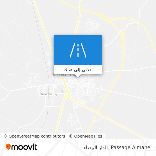خريطة Passage Ajmane