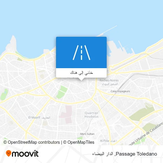 خريطة Passage Toledano