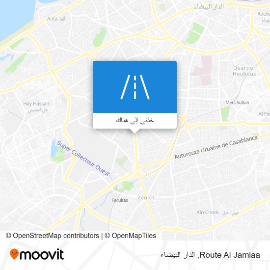 خريطة Route Al Jamiaa