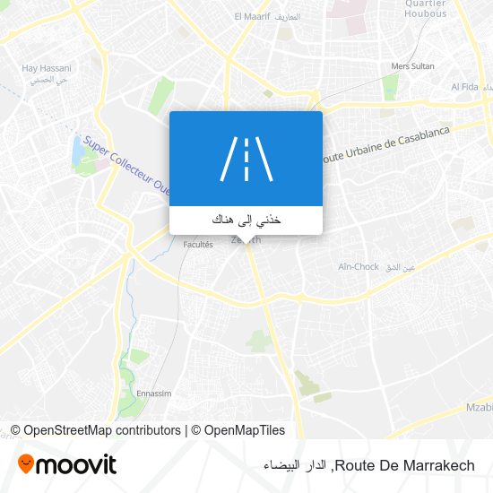 خريطة Route De Marrakech