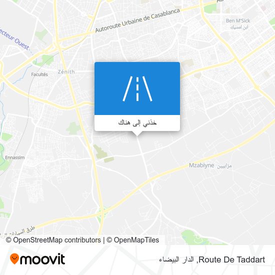 خريطة Route De Taddart