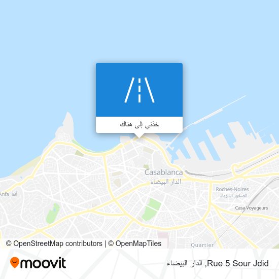 خريطة Rue 5 Sour Jdid