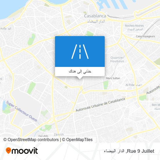 خريطة Rue 9 Juillet