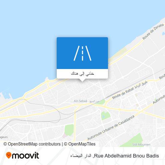 خريطة Rue Abdelhamid Bnou Badis