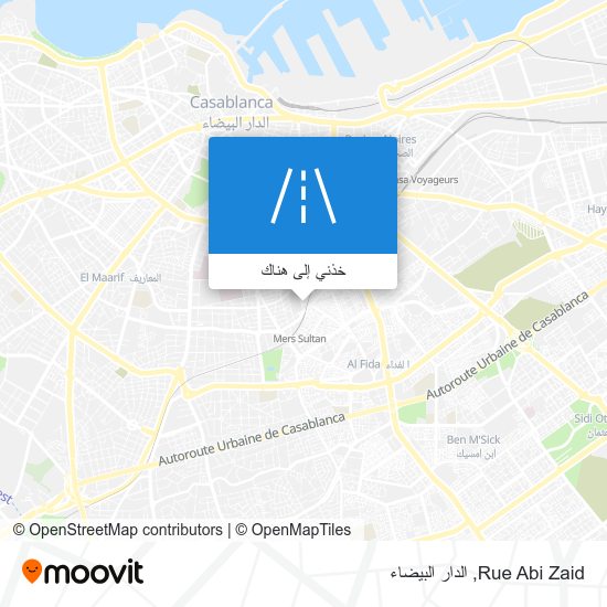 خريطة Rue Abi Zaid