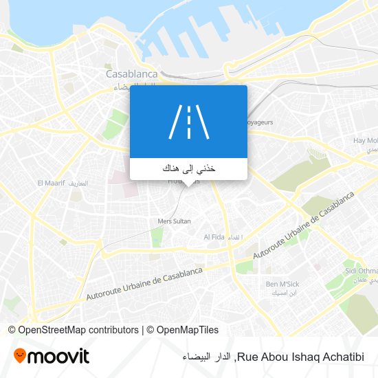 خريطة Rue Abou Ishaq Achatibi