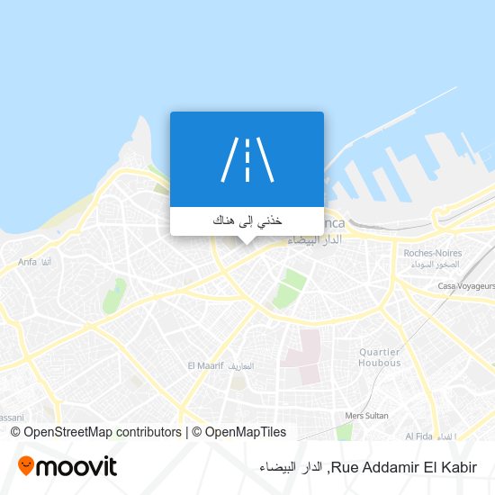 خريطة Rue Addamir El Kabir