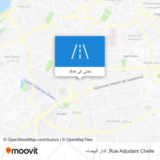 خريطة Rue Adjudant Chelle