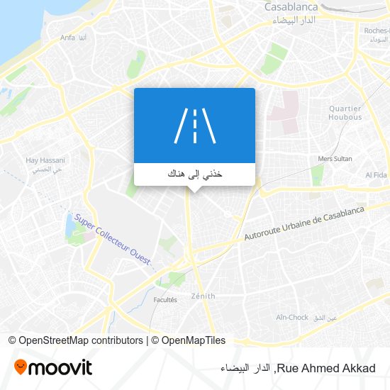 خريطة Rue Ahmed Akkad