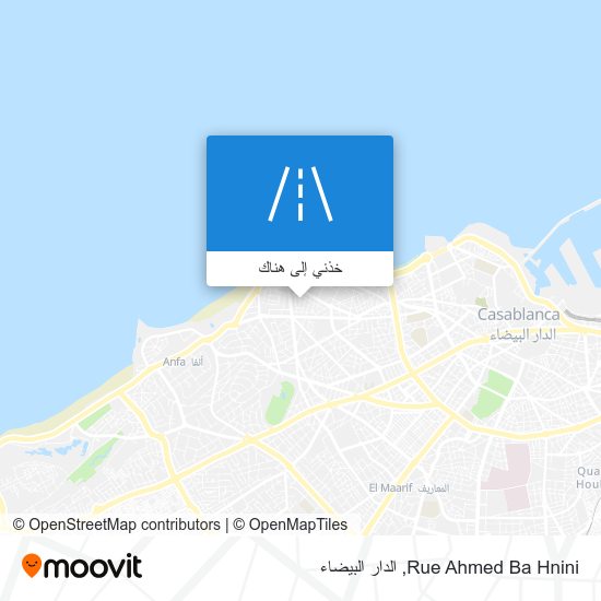 خريطة Rue Ahmed Ba Hnini
