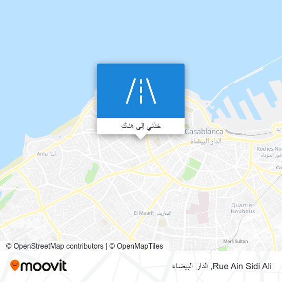 خريطة Rue Ain Sidi Ali