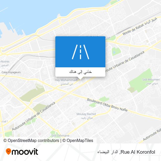 خريطة Rue Al Koronfol