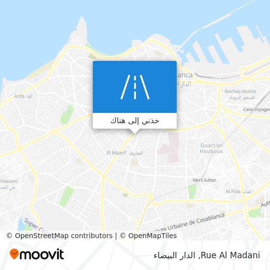 خريطة Rue Al Madani