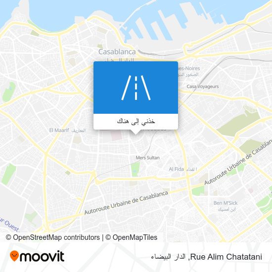 خريطة Rue Alim Chatatani